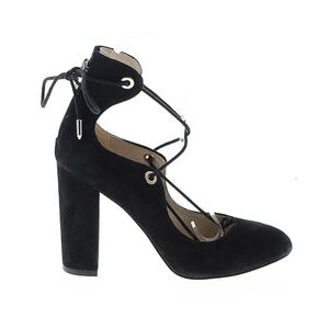 Marc Fisher Black Suede Heels
